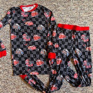 Emerson + Oliver 2 Piece Cars Bamboo PJ Set Size 8